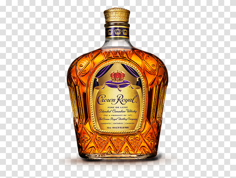 Crown Royal 1l Bottle Crown Royal Canadian Whisky, Lamp, Liquor, Alcohol, Beverage Transparent Png