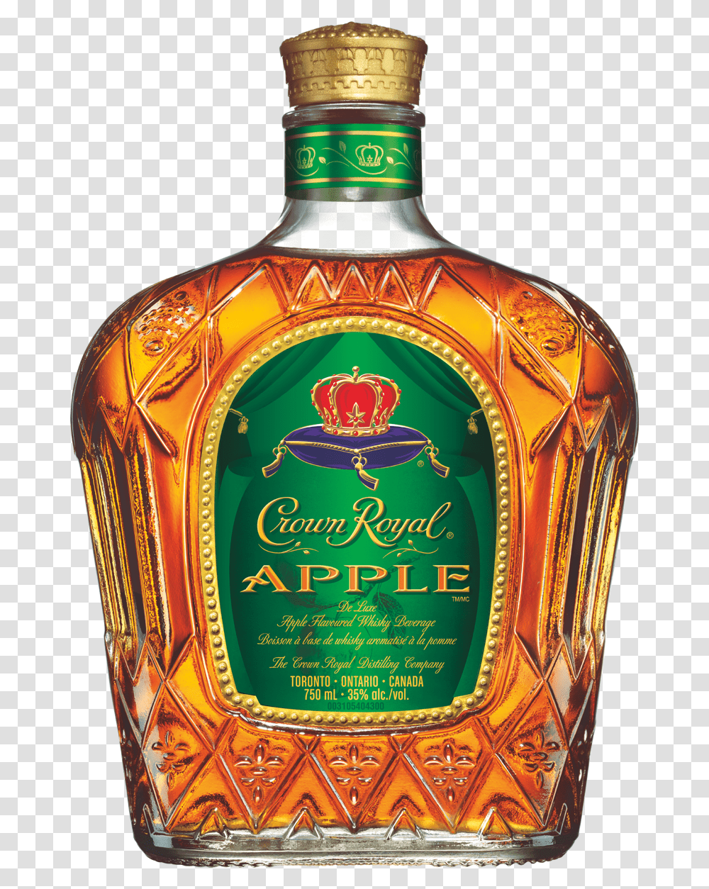 Crown Royal Apple Apple Whisky Crown Royal Canada, Liquor, Alcohol, Beverage, Drink Transparent Png