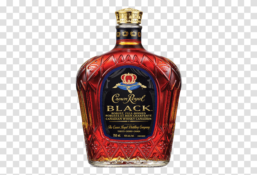 Crown Royal Black Whisky Crown Royal Black Bag, Liquor, Alcohol, Beverage, Drink Transparent Png