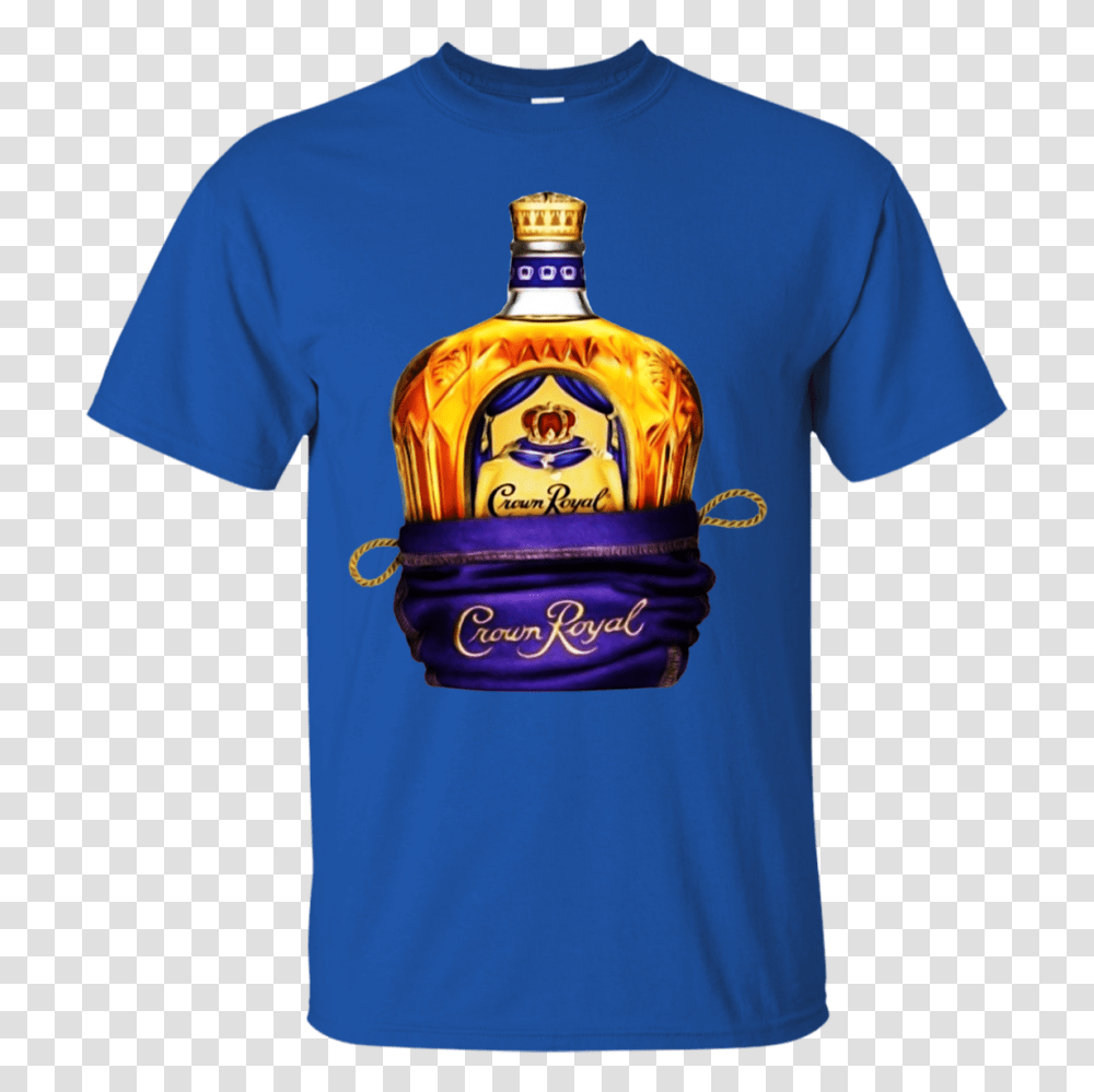 Crown Royal In A Bag Tee Shirt Frankytee, Apparel, T-Shirt, Liquor Transparent Png