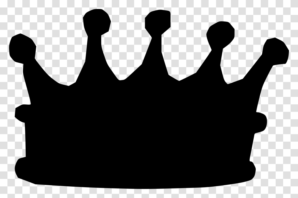 Crown Silhouette Clip Art, Gray, World Of Warcraft Transparent Png