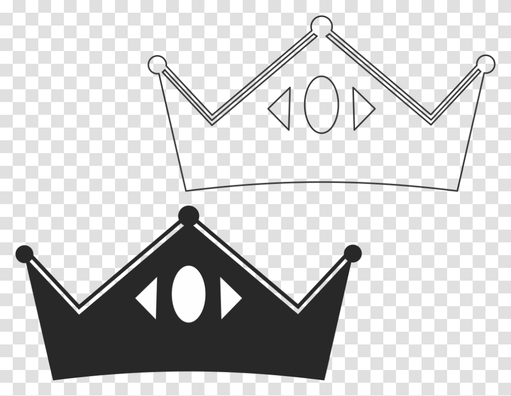 Crown Silhouette Logo Molde Coroa De Feltro, Triangle, Stencil, Plot, Jewelry Transparent Png
