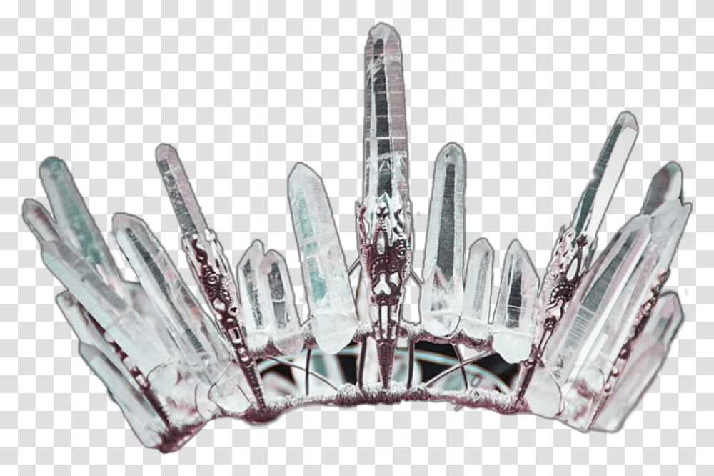 Crown Stones Tiara Princess Crystals Crystal Ice Crown, Accessories, Accessory, Jewelry, Mineral Transparent Png