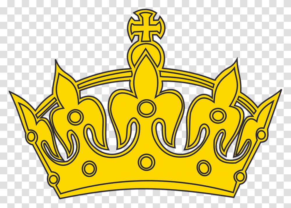 Crown Symbol Design Decoration King Element Royal Keep Calm Crown Gold, Jewelry, Accessories Transparent Png