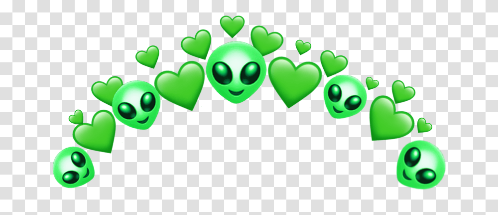 Crown Tiara Princess Qween King Alien Space Green Heart Emoji, Accessories, Face, Drawing Transparent Png