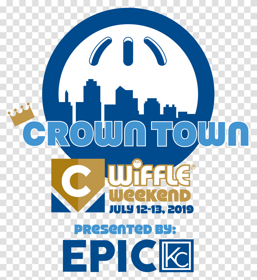 Crown Town Wiffle Weekend 2019, Logo, Poster Transparent Png