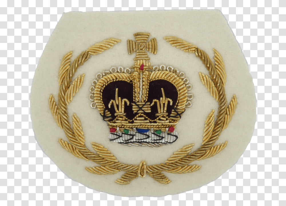 Crown & Wreath No 1 Dress Gold Emblem, Logo, Symbol, Trademark, Badge Transparent Png