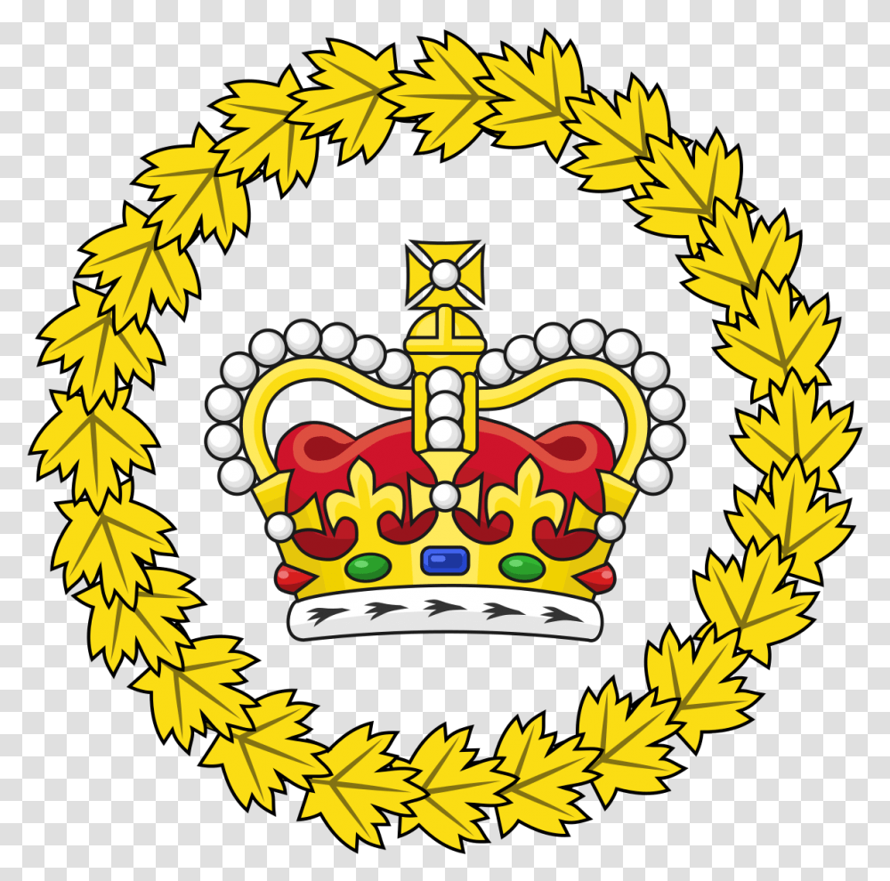 Crown With Maple Leaves Coat Of Arms Nova Scotia, Crowd, Symbol, Parade, Carnival Transparent Png