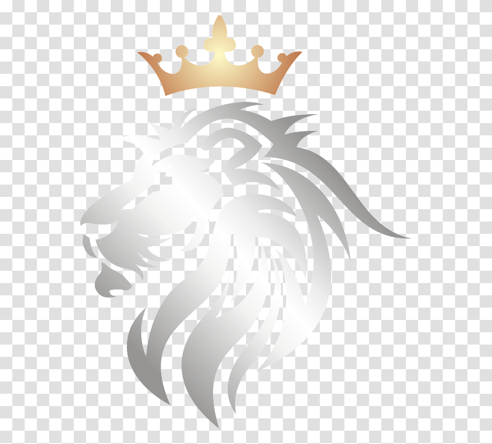 Crowned Lions Lion Hd Logo, Stencil, Dragon, Zebra, Wildlife Transparent Png