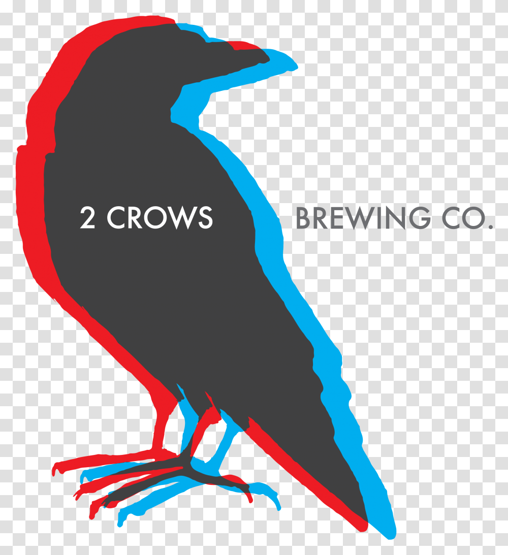 Crows Logo 2 Crows Beer, Bird, Animal, Person, Human Transparent Png