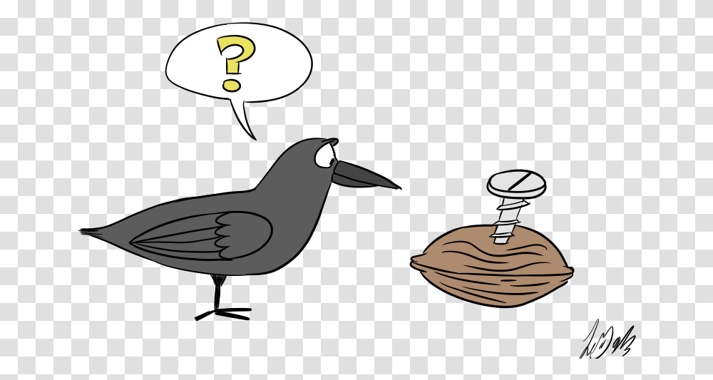 Crows Nuts Bolts, Lamp, Bird, Animal, Beak Transparent Png
