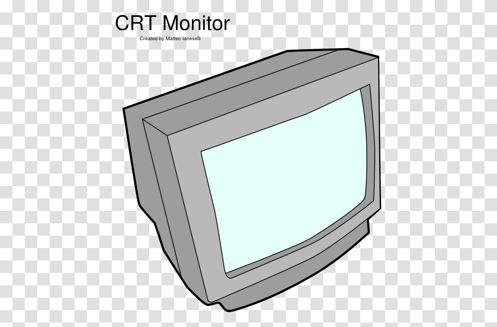 Crt Monitor Clip Art Free Vector, Screen, Electronics, Display, TV Transparent Png
