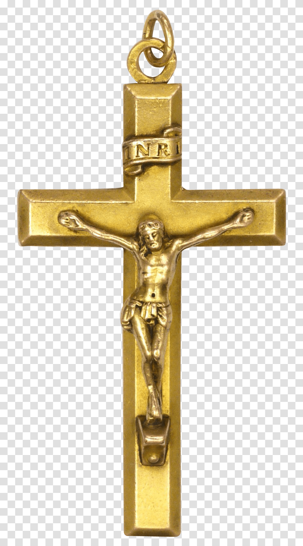 Crucifix Art Nouveau Crucifix, Cross Transparent Png