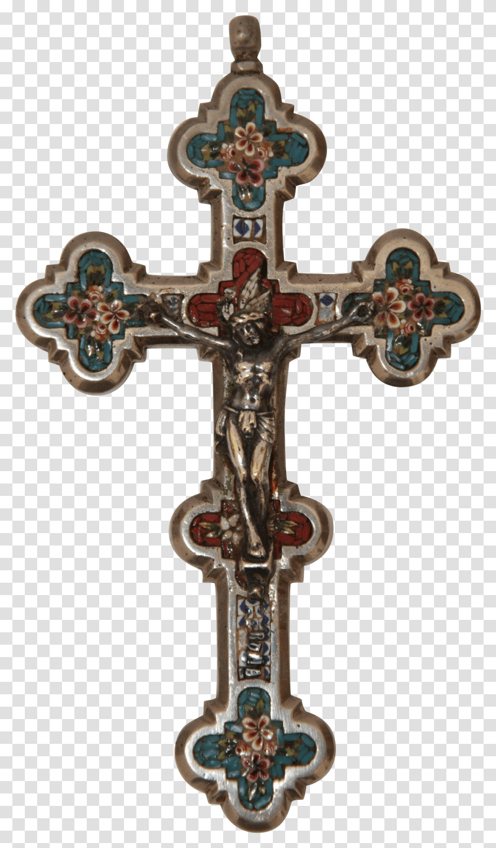 Crucifix Christian Cross Christianity Rosary Kereszt Henna Transparent Png