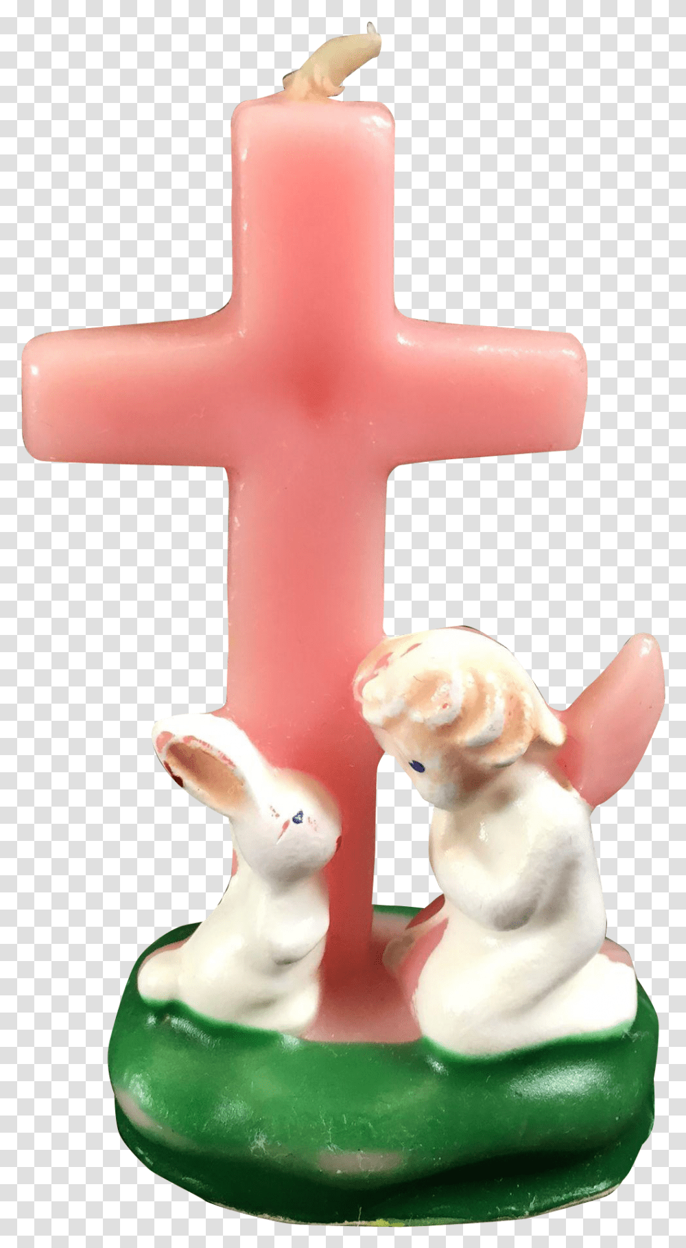 Crucifix Clipart Pink Cross Cross, Figurine Transparent Png