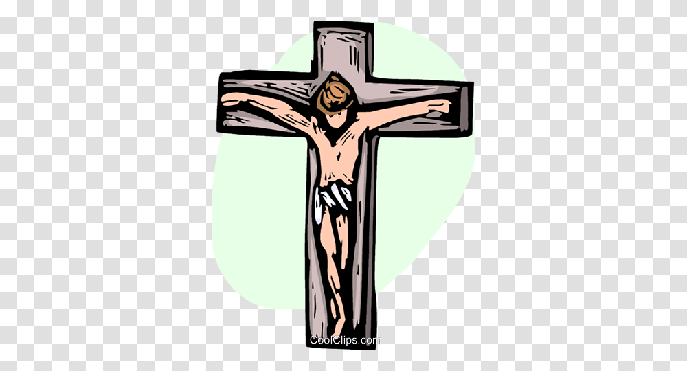 Crucifix Royalty Free Vector Clip Art Illustration, Cross Transparent Png