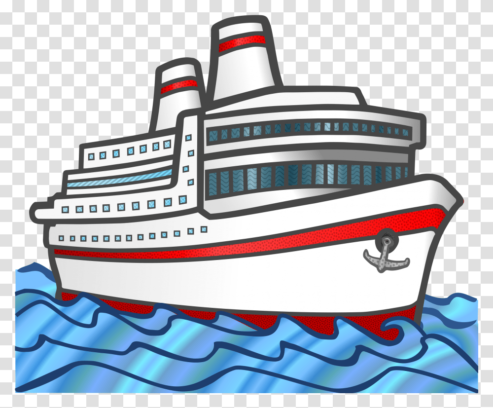 Cruise Ship Clip Art Nautical, Vehicle, Transportation, Yacht, Birthday Cake Transparent Png