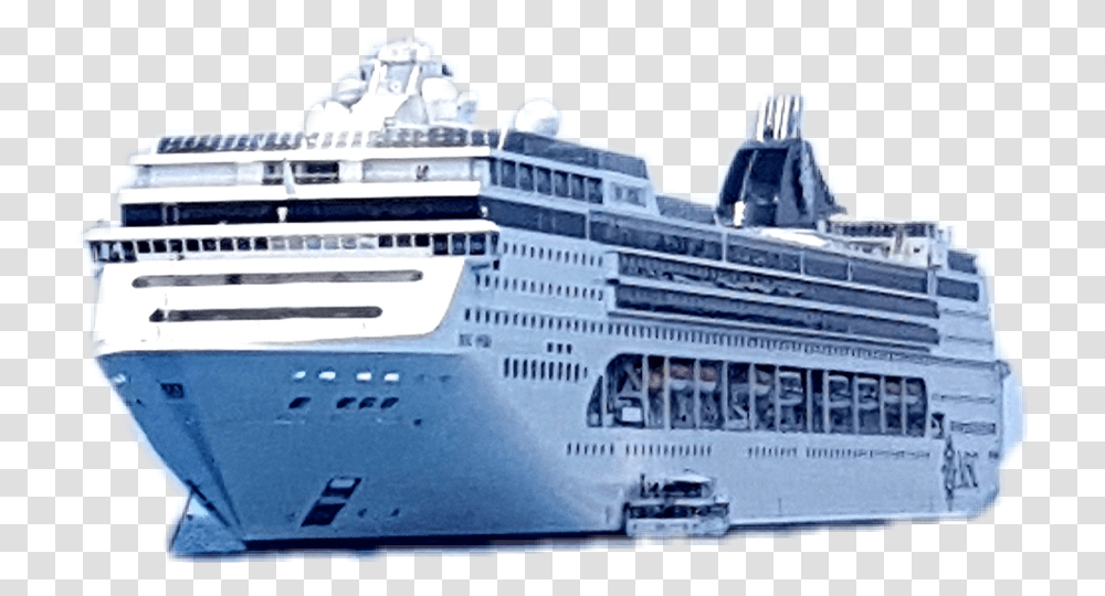 Cruise Ship Clipart Picsart Cruiseferry, Boat, Vehicle, Transportation, Cruiser Transparent Png