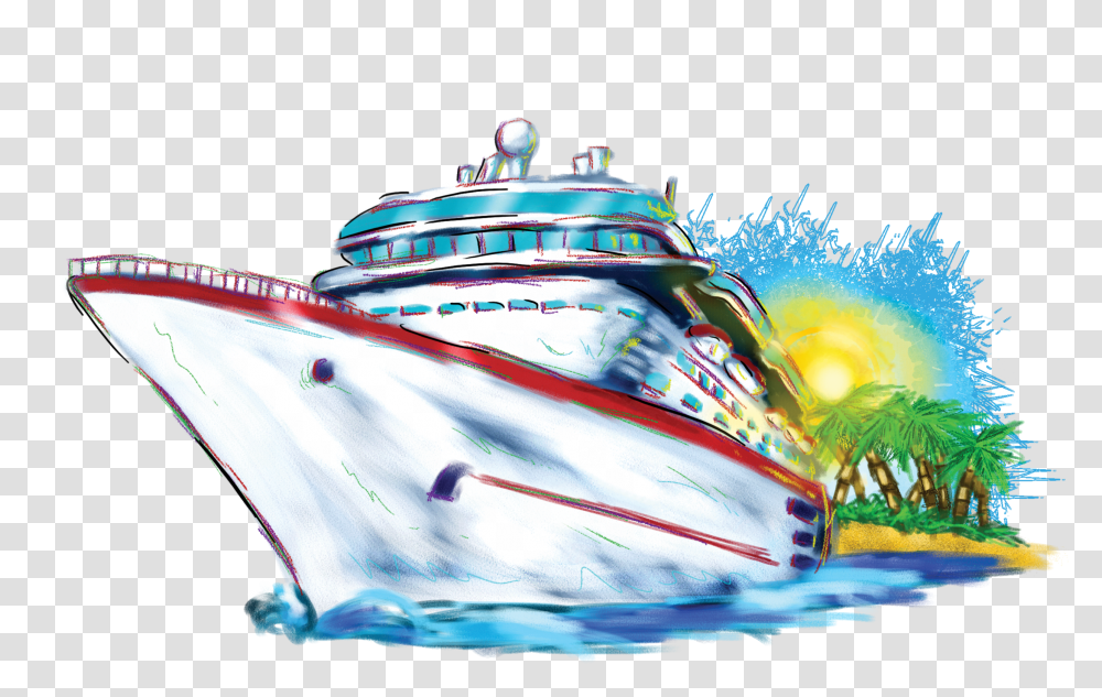 Cruise Ship Image Cruise Ship Clipart, Vehicle, Transportation, Yacht, Boat Transparent Png