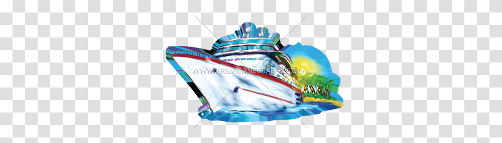Cruise Ship Production Ready Artwork For T Shirt Printing, Vehicle, Transportation, Yacht, Boat Transparent Png