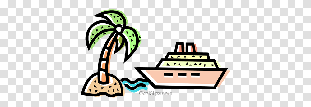 Cruise Ship Royalty Free Vector Clip Art Illustration, Outdoors, Nature, Bazaar Transparent Png