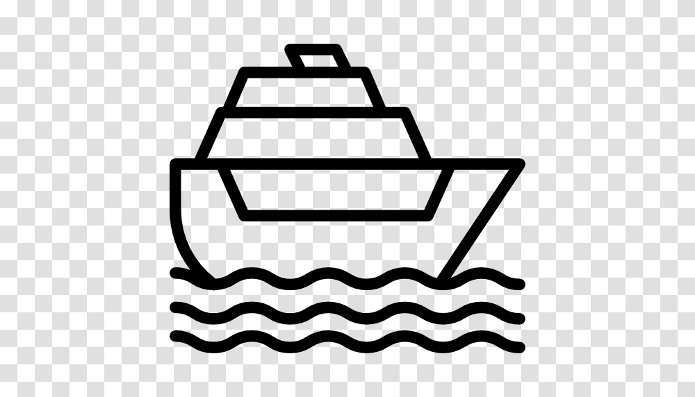 Cruise Ship, Rug, Vehicle, Transportation, Stencil Transparent Png