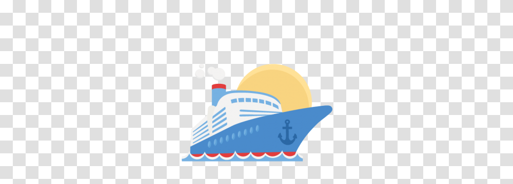 Cruise Ship Scrapbook Cute Clipart, Vehicle, Transportation, Watercraft, Yacht Transparent Png