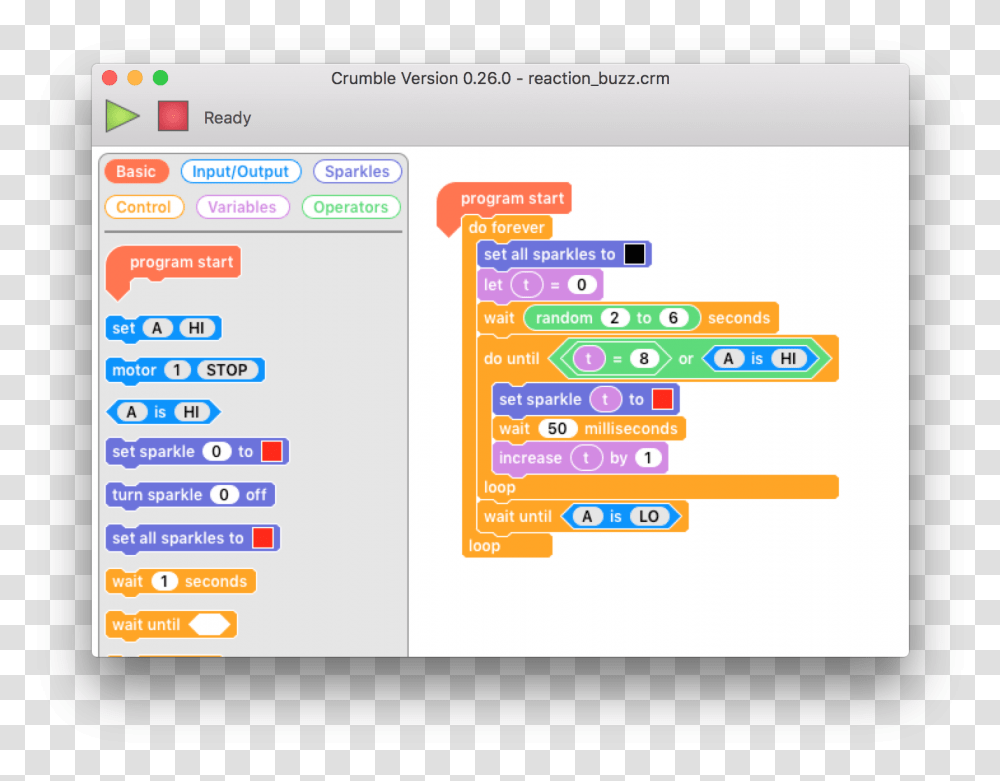 Crumble Programming A Motor, File, Text Message, Webpage Transparent Png