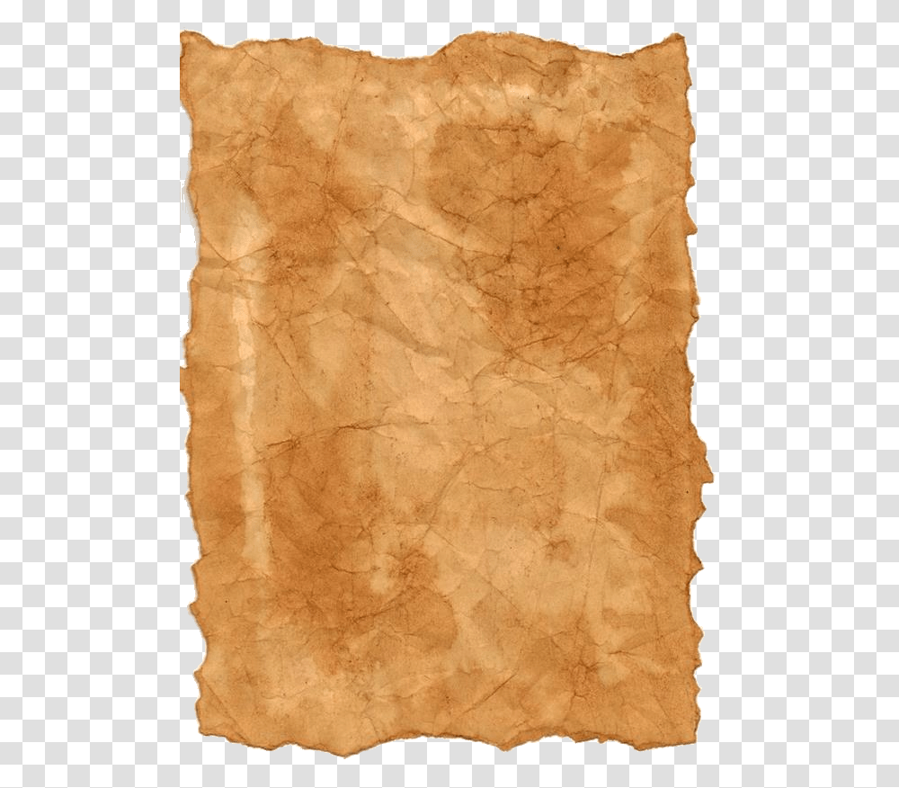 Crumpled Dirty Old Paper Texture Old Tea Stained Paper, Rug, Scroll Transparent Png