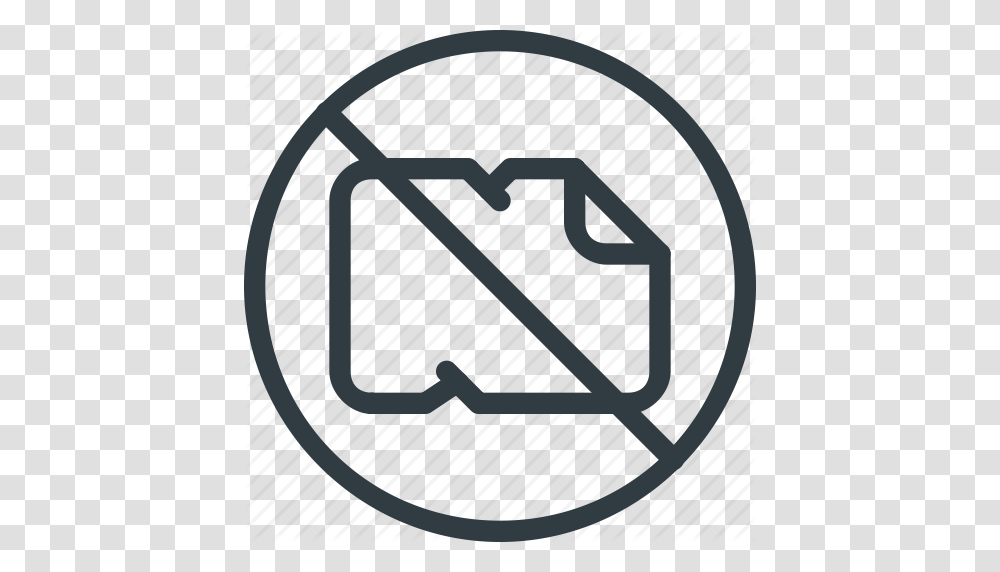 Crumpled No Paper Icon, Fencing Transparent Png