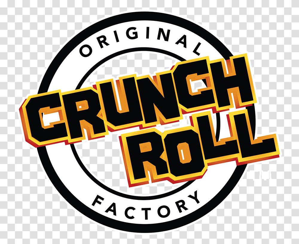 Crunch Roll Original Crunch Roll Factory, Label, Alphabet, Word Transparent Png