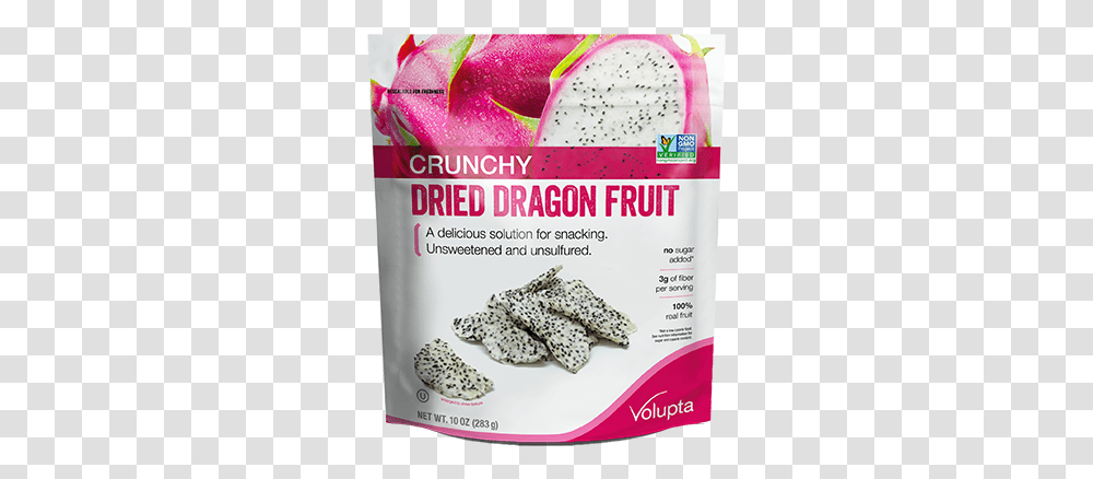 Crunchy White Dragon Fruit - Volupta Products Of Dragon Fruit, Flyer, Poster, Paper, Advertisement Transparent Png
