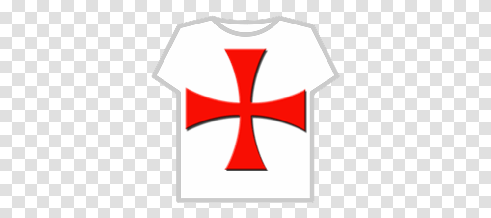 Crusader Cross Background Roblox Roblox Templar Cross, Logo, Symbol, Trademark, Red Cross Transparent Png