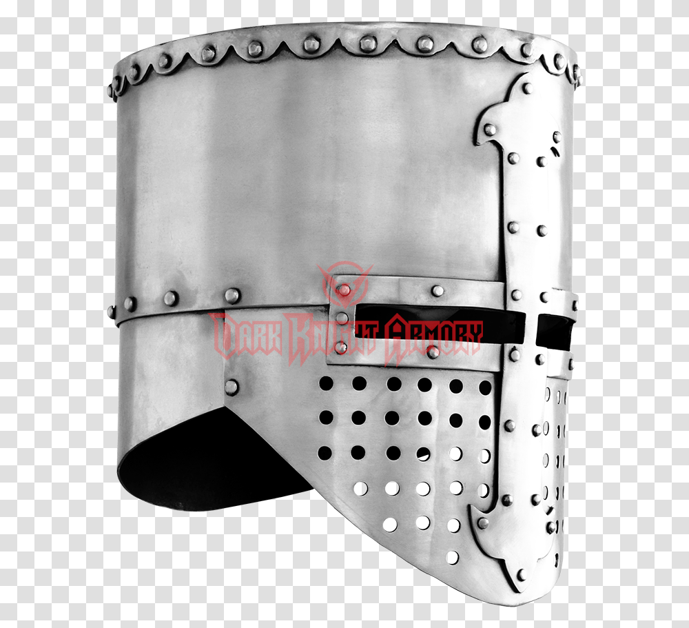 Crusader Helmet Download Flat Top Helmet Medieval, Armor, Apparel, Weapon Transparent Png