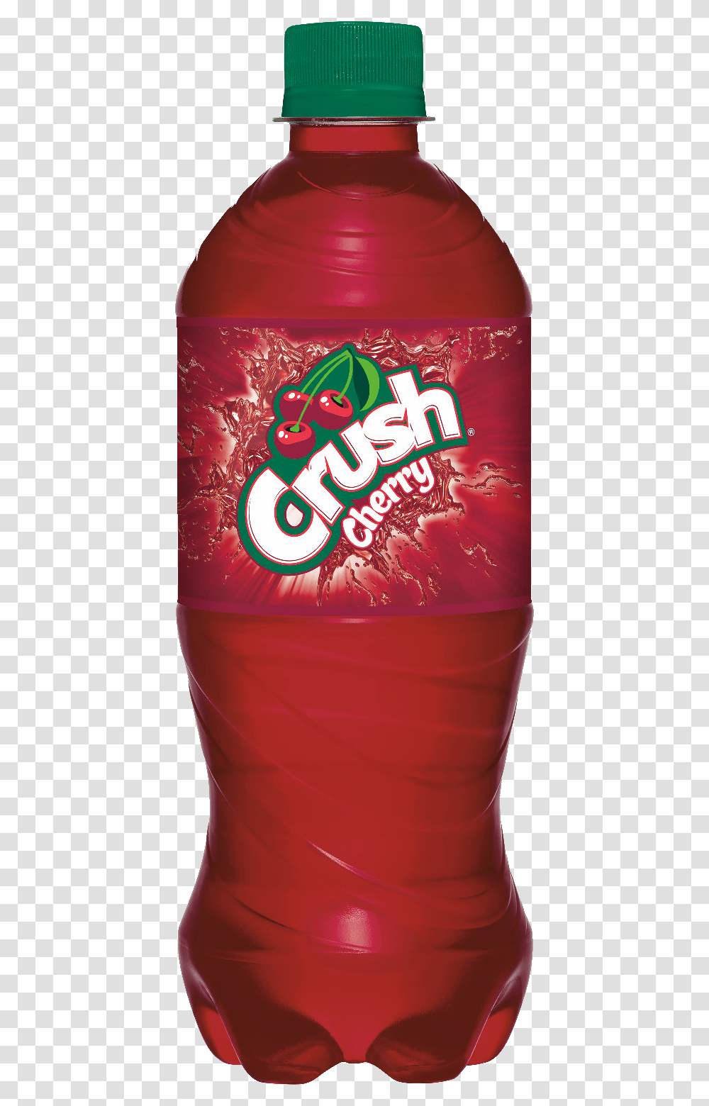 Crush Cherry 20 Oz Crush Soda, Beverage, Drink, Bottle, Coke Transparent Png