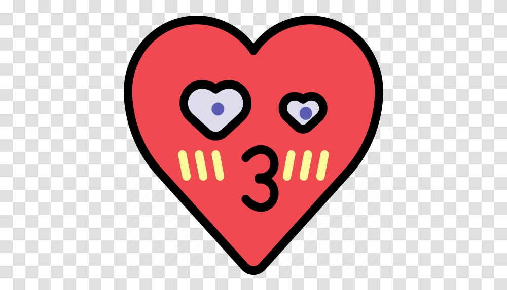 Crush Love Kiss Emoji Emotion Yummy Heart, Symbol, Sign Transparent Png