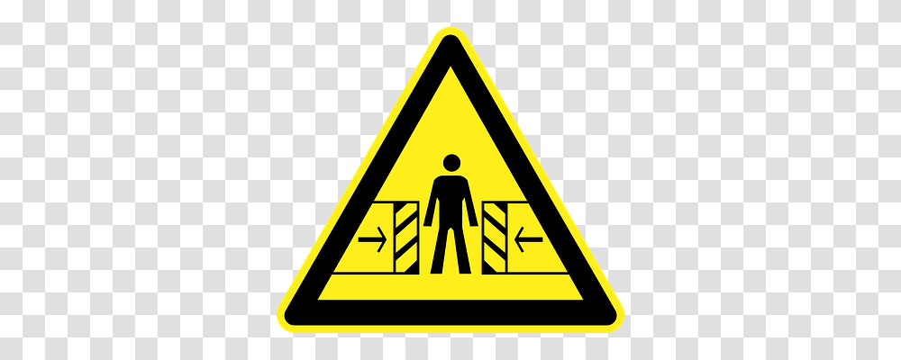 Crushing Symbol, Sign, Road Sign, Triangle Transparent Png