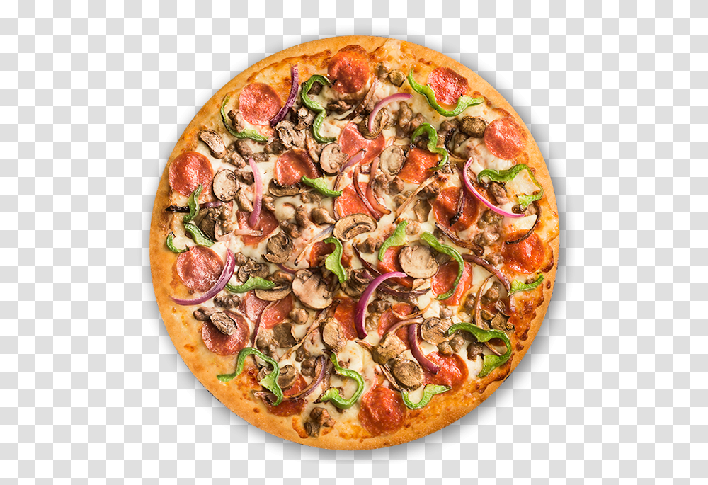 Crust Peri Peri Chicken Pizza, Food, Dish, Meal, Platter Transparent Png