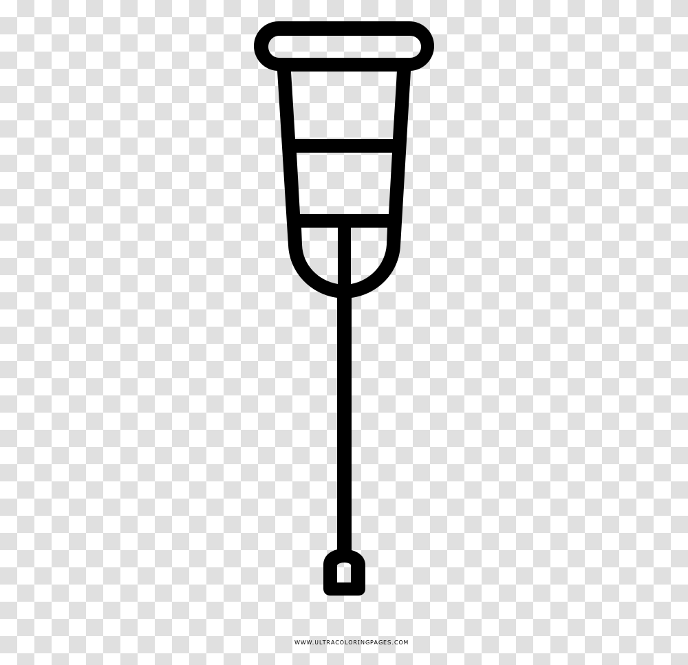 Crutch Coloring Page, Gray, World Of Warcraft Transparent Png