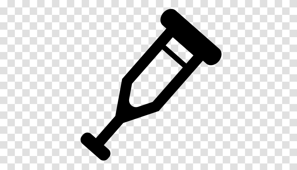 Crutch Crutch Disability Icon With And Vector Format, Gray, World Of Warcraft Transparent Png