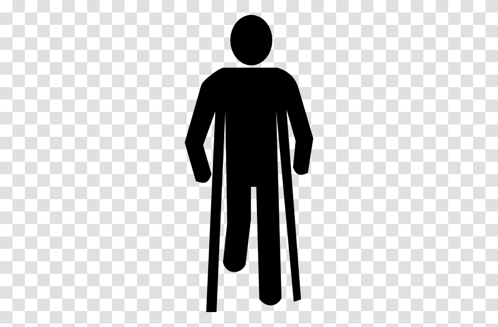 Crutches Clip Art, Sleeve, Long Sleeve, Silhouette Transparent Png