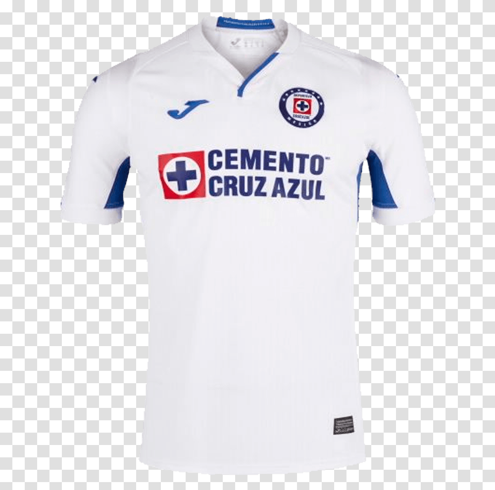 Cruz Azul Away Jersey, Apparel, Shirt, T-Shirt Transparent Png