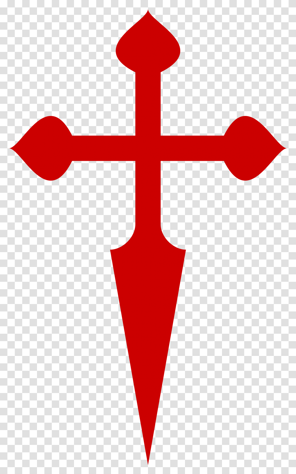 Cruz De Santiago, Cross, Emblem, Weapon Transparent Png