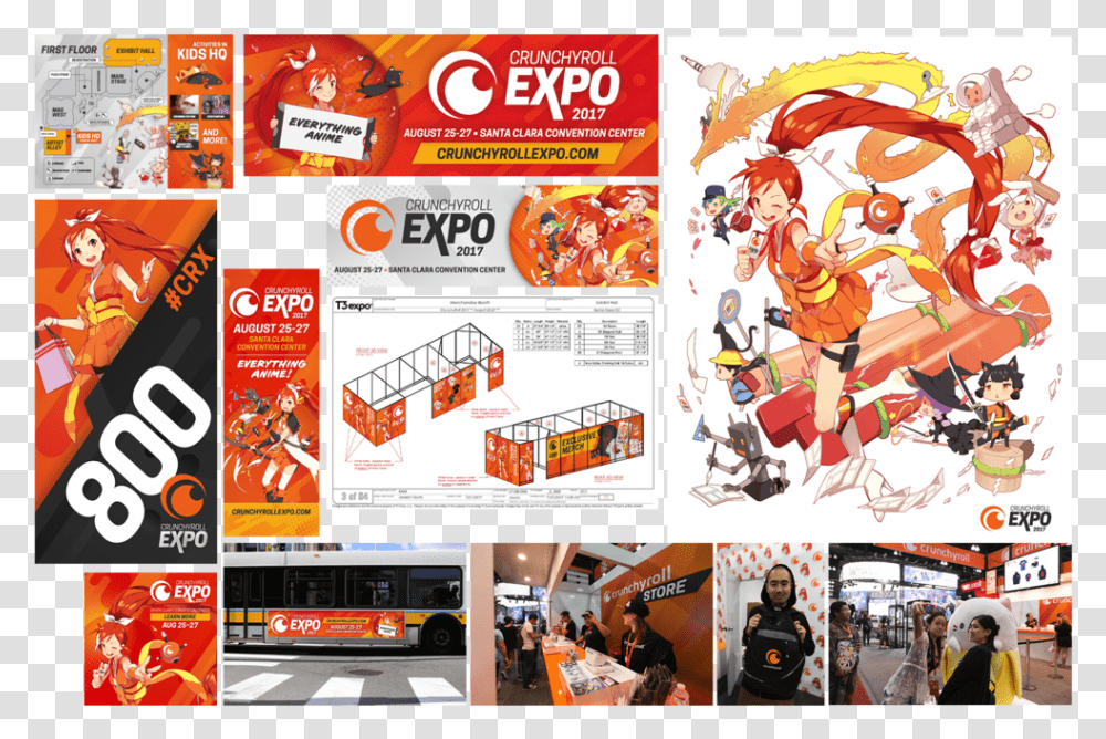 Crx 2017 Comp Crunchyroll Expo Wall Scroll, Bus, Vehicle, Transportation, Person Transparent Png