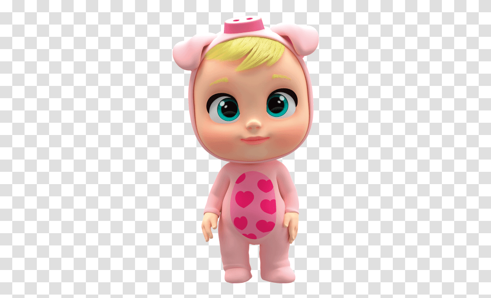 Cry Babies Magic Tears Pinky, Doll, Toy, Person, Human Transparent Png