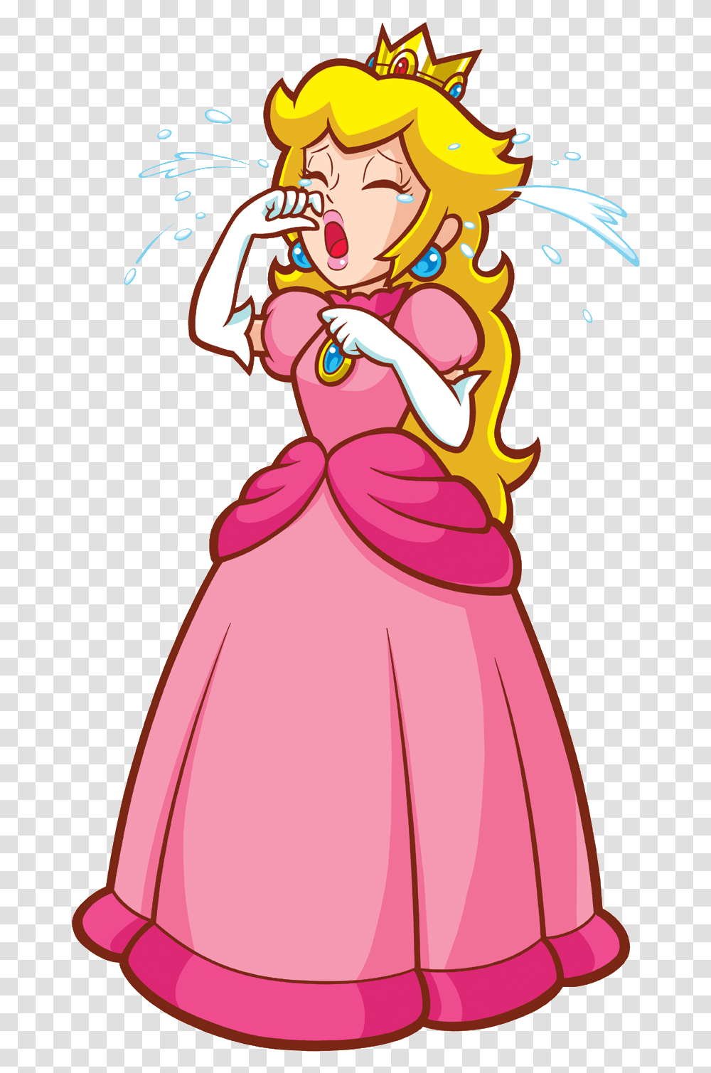 Cry Clipart Super Princess Peach, Doll, Toy, Figurine Transparent Png