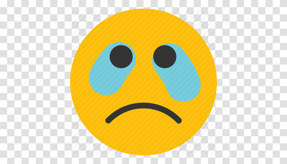 Cry Cry Emoji Crying Emoji Mood Sad Icon, Pillow, Cushion, Pac Man, Parade Transparent Png