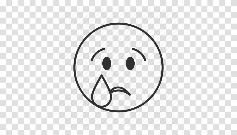 Cry Crying Face Emoji Sad Sad Face Tears Teary Eye Icon, Sphere Transparent Png