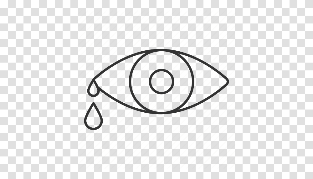 Cry Drop Eye Eyesight Tear Teardrop Vision Icon, Disk, Spiral, Plot Transparent Png
