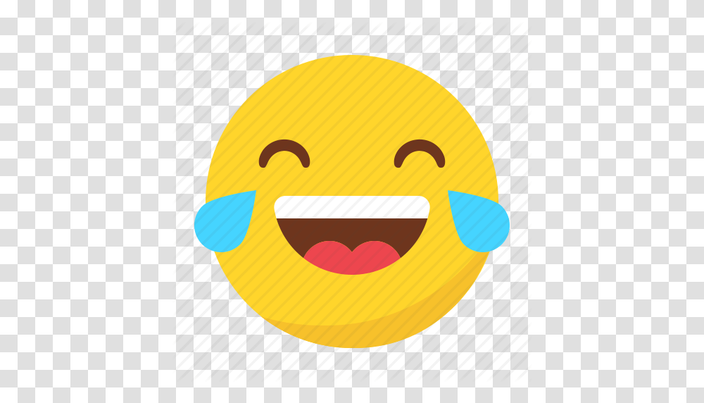 Cry Emoji Emoticon Happy Laugh Smile Icon, Label, Food, Baseball Cap Transparent Png